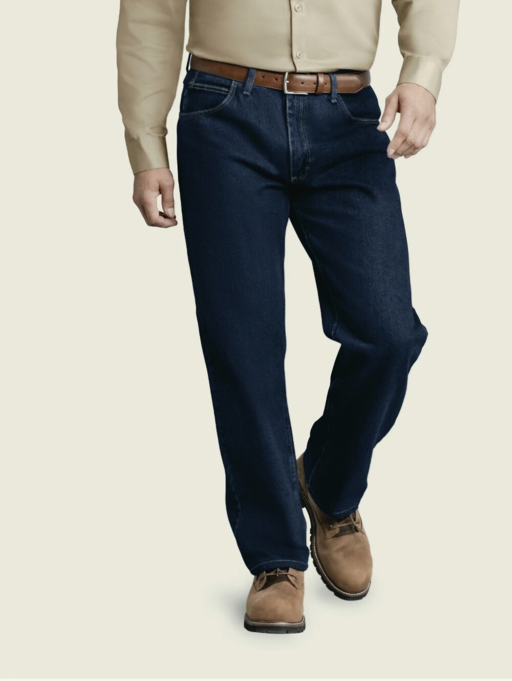 Men’s Straight-Leg Jeans in Dark Blue